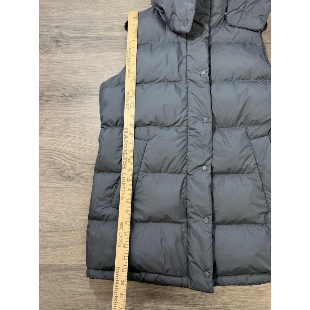 Lululemon Wunder Puff Mid-Length Vest Size 6 Color Oil Grey/Belgian Blue Hooded - Picture 3 of 13